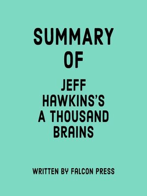 cover image of Summary of Jeff Hawkins's a Thousand Brains